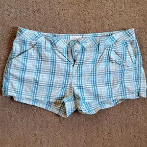 Plaid shorts